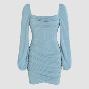 Cider Soldi Corset Ruched‎ Mini Dress Sz S NWT